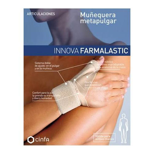 Muñequera metapulgar - innova farmalastic (t- 2)