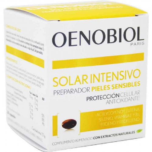 Oenobiol solar intensivo preparador pieles sensibles (30 capsulas)