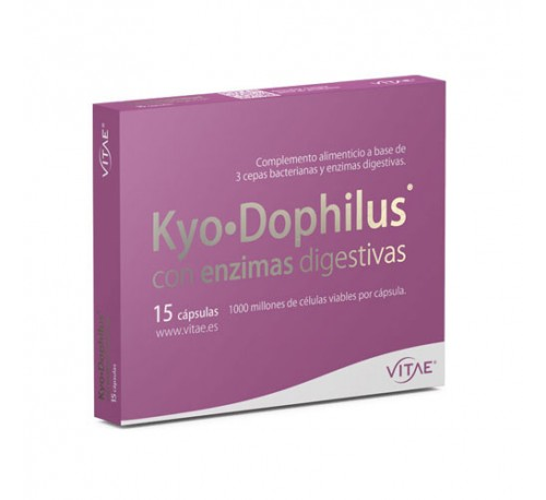 Kyodophilus con enzimas (15 capsulas)