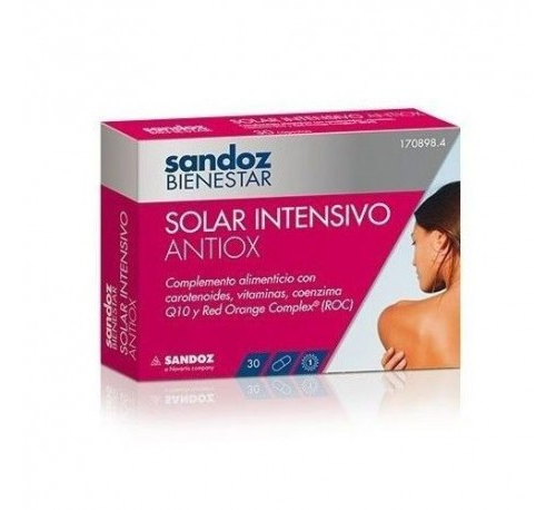 Sandoz bienestar solar intensivo antiox (30 capsulas)