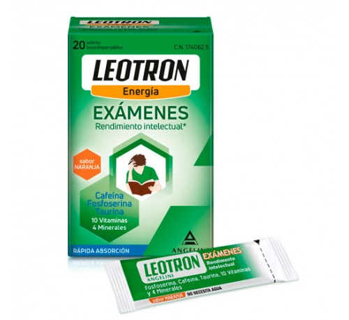 Leotron examenes (20 sobres bucodispersables)