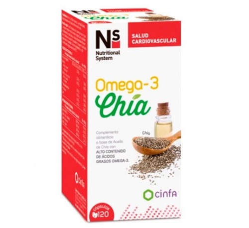 Ns omega 3 chia (120 caps)