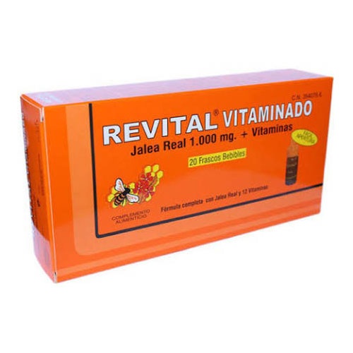 Revital jalea real vitaminado amp bebibles (20 viales)