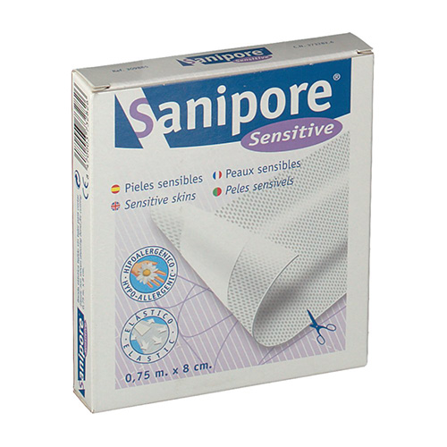 Sanipore - aposito adhesivo (banda 75 cm x 8 cm)