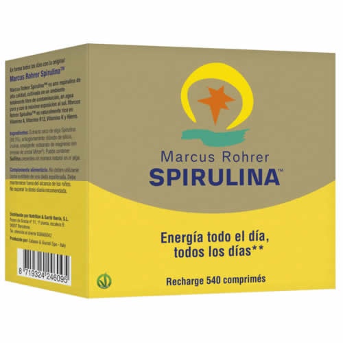 Spirulina marcus rohrer recarga 540 comp