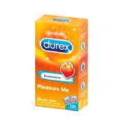 Durex pleasure me efecto calor 12 unidades