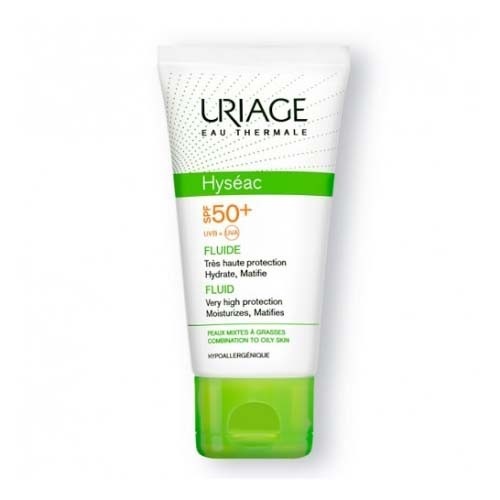 Hyseac solar spf 50 fluido solar - uriage (1 envase 50 ml)