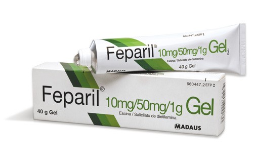 FEPARIL 10mg/g + 50mg/g GEL , 1 tubo de 40 g