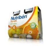 Nutriben zumo 3 frutas (2 envases 130 ml bipack)