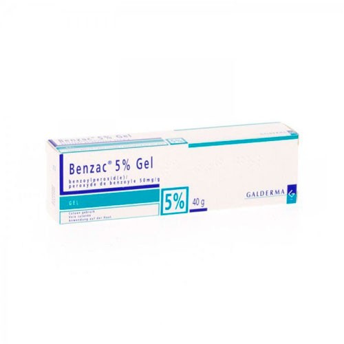 BENZAC 50 MG/G GEL , 1 tubo de 40 g