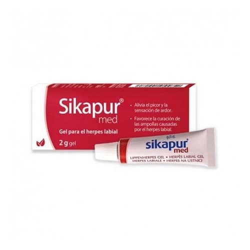 Sikapur med gel para herpes labial (1 envase 2 g)