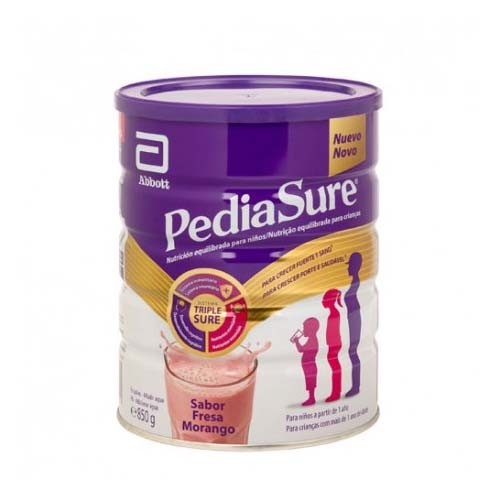 Pediasure polvo (1 lata 850 g sabor fresa)