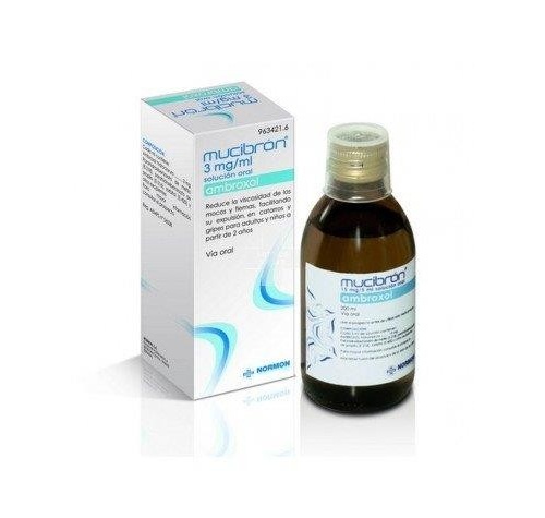 MUCIBRON FORTE 6 MG/ML SOLUCION ORAL, 1 frasco de 250 ml