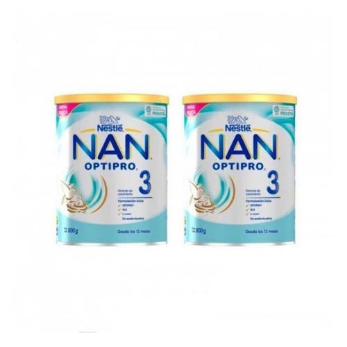 Nan optipro 3 (2 envases 800 g pack)