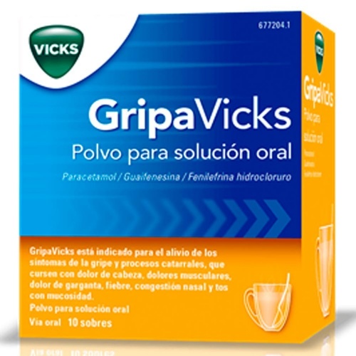 ILVIGRIP EXPECTORANTE  POLVO PARA SOLUCION ORAL, 10 sobres