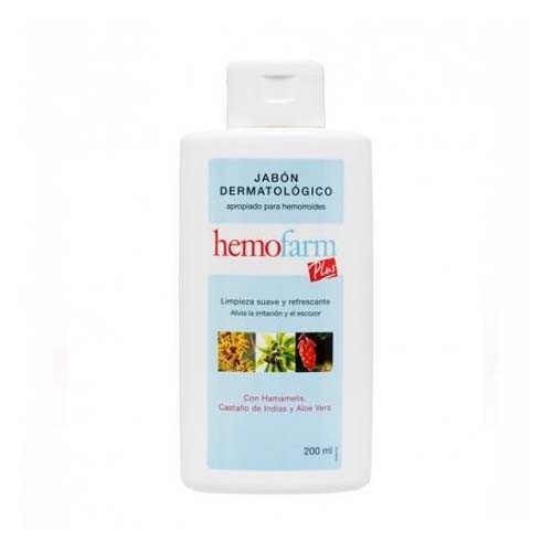 Hemofarm plus jabon (1 envase 200 ml)