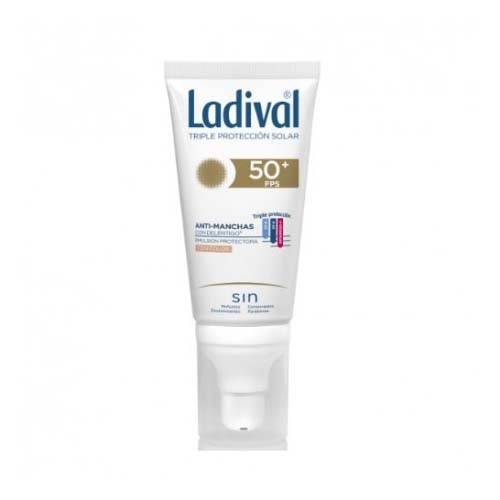 Ladival facial accion antimanchas con delentigo fps 50+ (1 envase 50 ml con color)