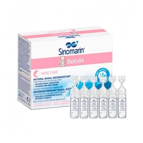 Sinomarin bebes limpieza nasal (24 viales monodosis 5 ml)