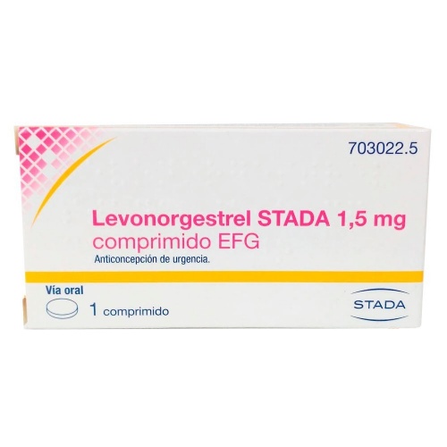 LEVONORGESTREL STADA 1.5 MG COMPRIMIDO EFG , 1 comprimido