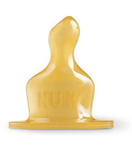 Tetina latex - nuk tetina leche (t-1 2 u)