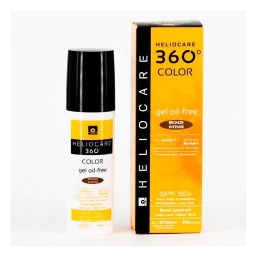 Heliocare 360º spf 50+ color gel oil-free - protector solar (1 envase 50 ml color bronze intense)