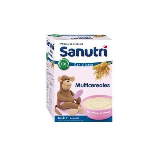 Sanutri papilla multicereales fos con gluten (2 bolsas 300 g)