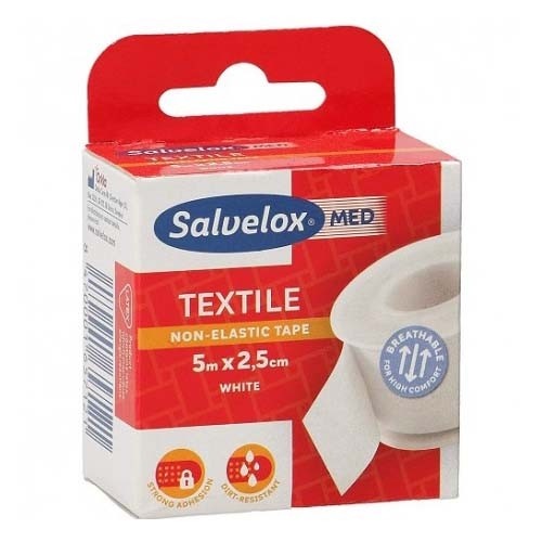 Esparadrapo - salvelox (textil blanco 5 x 2.5)