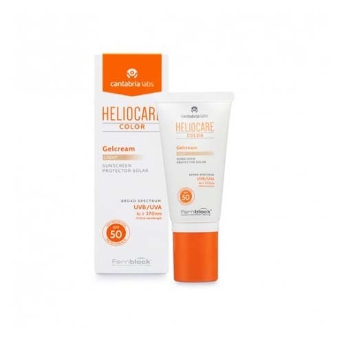 Heliocare color gelcream spf 50 protector solar (1 envase 50 ml light)