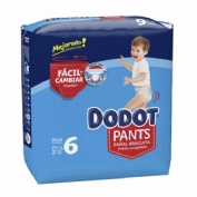 Pañal infantil - dodot pants (talla 6 +15 kg 27 unidades)